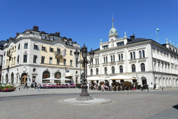 Uppsala studentenstad in Zweden