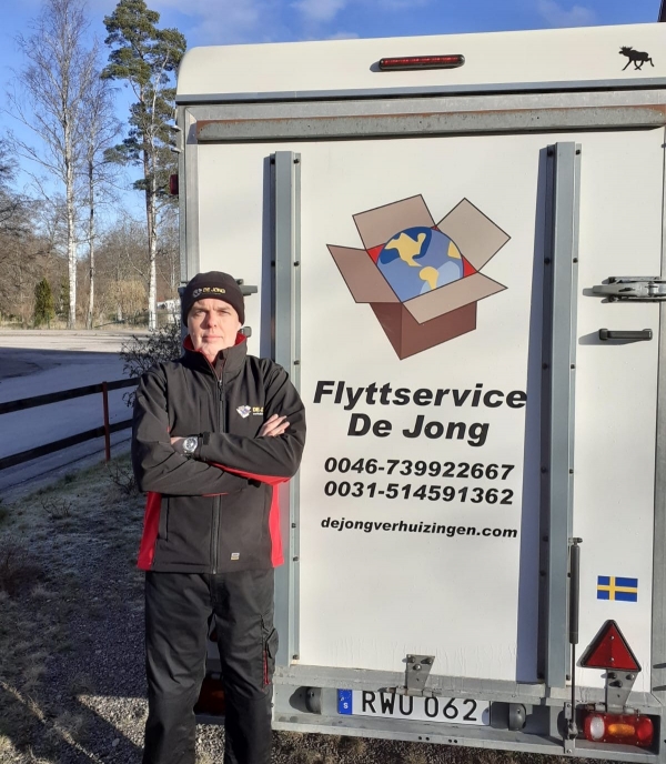 Arjan Hilt Flyttservice De Jong in Zweden