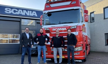 Nieuwe Scania V8 vrachtwagen voor Scandinavische verhuizingen