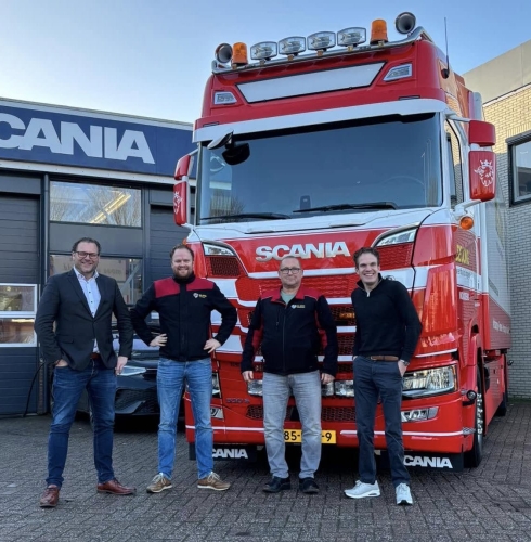 Nieuwe Scania V8 vrachtwagen voor Scandinavische verhuizingen