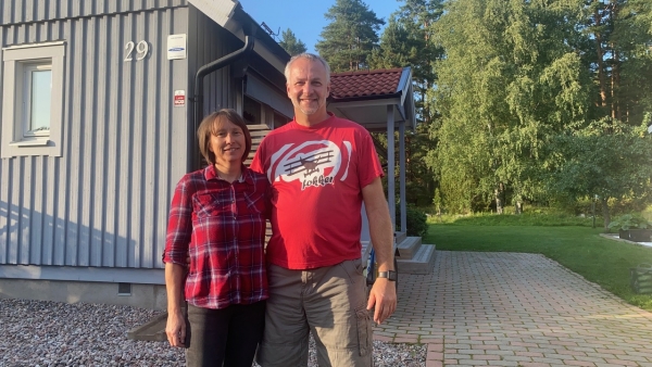 Wereldreizigers Timo en Gerda Rebel in Zweden